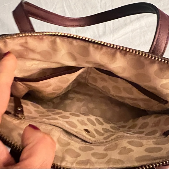 Kate Spade Burgundy Satchel - Picture 5 of 7